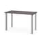 Bestar Universel 48W Table Desk with Square Metal Legs, Bark Grey 65855-47 - alternate 4